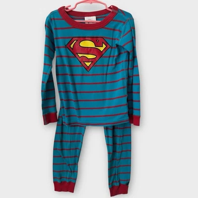 Hanna Differson Pijama Niños Superman Dos Piezas Talla 5 Niñas Unisex Superhéroe Foto 1 de 4