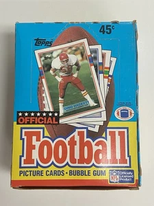 Topps NFL Football Wax Box 1989 - 36 confezioni direttamente da custodia sigillata - Foto 1 di 3