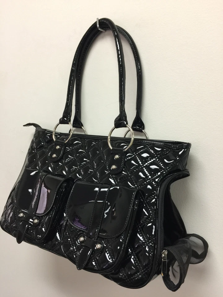 Nuevo Cartera de Cuero Sintético con Borde Elegante Hebilla Acentos Mascota Suave Bolso de Mano 368 Foto 1 de 2