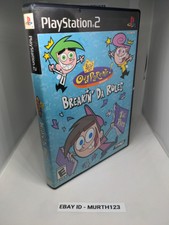 Fairly OddParents Breakin Da Rules Sony PlayStation 2 PS2 Black Label Complete!