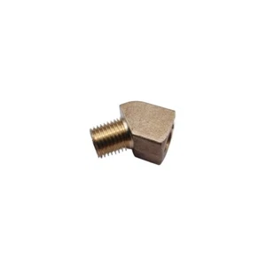 Rapid Air 45 Degree 1/4" NPT Pipe Thread Brass Street Elbow Fitting USA 50130 - Picture 1 of 1