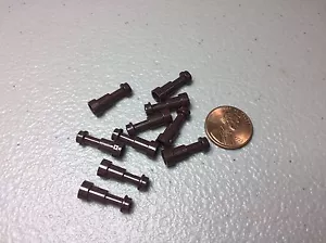 LEGO X10 dunkelbraunes Teleskop Minifiguren Utensil Griff 64644 NEU AUTHENTISCH - Bild 1 von 3