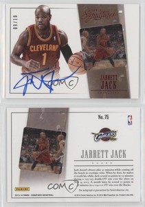 2013-14 Panini Signatures Film Veteran Auto Red /10 Jarrett Jack #75 Auto