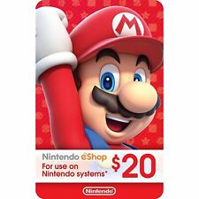 Nintendo US eShop USD 20 Card