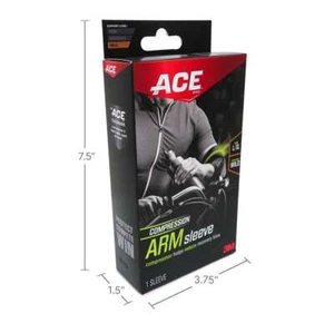 ACE Compressin Arm Sleeve Small/Medium (fits 9-10.5" elbow circ.) 901514 - Picture 1 of 2