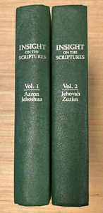 Insight on The Scriptures, Watchtower Bible Tract Society, HC 1988 *2 Vol. Set - Picture 1 of 16
