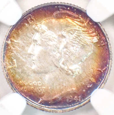 1941 Proof Mercury Dime 10C Coin - NGC PR68+ Plus Grade (PF68+) - $7,750 Value - Image 1 of 4