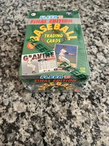 1993 FLEER FINAL EDITION BASEBALL TRADING CARDS NEW AND SEALED BOX - Picture 1 of 4