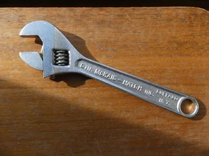Vintage Tool 8 Inch Crescent Type Wrench USA Made McKaig-Hatch Buffalo NY - Picture 1 of 9