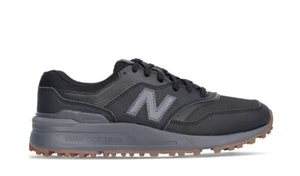 ZAPATO DE GOLF ORIGINAL NEW BALANCE 997G PARA HOMBRE TALLA 13 EE NEGRO SIN CLAVOS IMPERMEABLE - Imagen 1 de 9