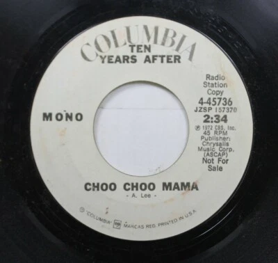 Rock Promo 45 Ten Years After - Choo Mama / On Columbia - Image 1 of 2