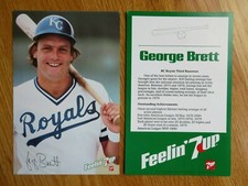 1981 Promo Feelin' 7up GEORGE BRETT Kansas City Royals SUPER STAR Photo