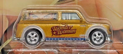 Hot Wheels~ Wonder Woman ~'67 Austin Mini Van~2018~Alex Ross~ DC Comics~New~NM!  - Image 1 of 3