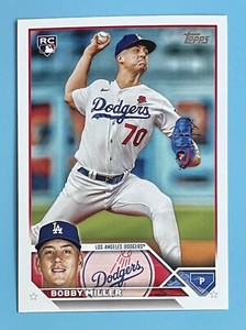 2023 Topps Update Series #US188 Bobby Miller Los Angeles Dodgers RC