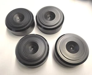 POM schwarz Rundstab, 4 Reststücke Ø 52 mm Länge ca. 23 mm - Bild 1 von 2