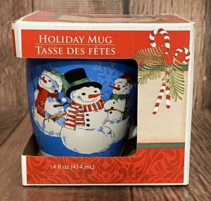 Holiday Ceramic  Mug Snowman,  Christmas Holiday 14 Oz . - Picture 1 of 4
