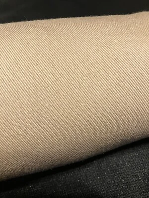 60" X 1.5yard Linen Fabric - Medium Weight khaki - Tan Color - Image 1 of 2