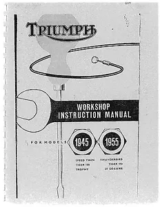 Triumph workshop service manual 1946, 1947, 1948, 1949, 1950 Tiger 100 T100 - Picture 1 of 12