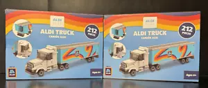 Aldi Truck Building Blocks 212 pieces each 2024 - 2 TRUCKS - Picture 1 of 4