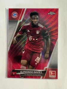 K207,877 - 2021-22 Topps Chrome Bundesliga Magenta Wave #82 Alphonso Davies/399 - Picture 1 of 1
