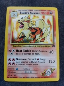 Pokemon Karten TCG - Blaine´s Arcanine - Gym Challenge 1/132 - Bild 1 von 6