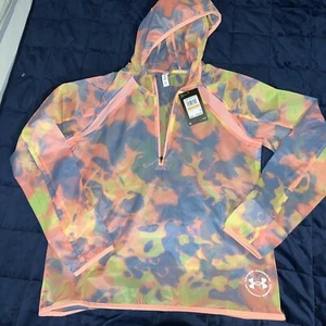 Under Armour Storm Up The Pace Jacket Women's Small Windbreaker Pink Sands NWT - Picture 1 of 4