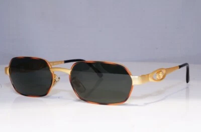 GIANNI VERSACE Vintage 1990 Designer Sunglasses Gold S81 14M 20015 NOS - Image 1 of 4