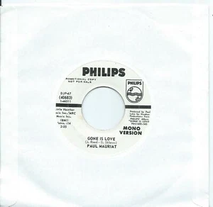 Paul Mauriat:Gone is love Mono and stereo:Philips DJ:1960 - Picture 1 of 2