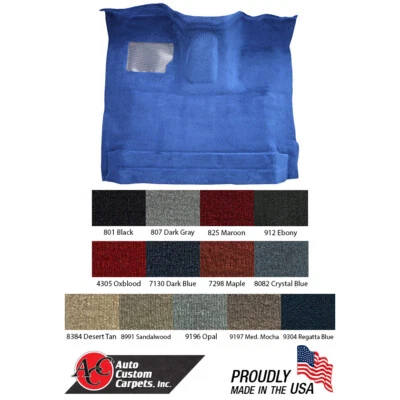 1987-96 Ford F-150 F-250 F-350 Standard Cab Carpet - SEE DESCRIPTION FOR FITMENT - Image 1 of 4