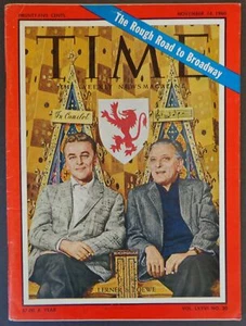 Revista Time Vol LXXVI No 20 14 de noviembre de 1960 Alan J. Lerner/Frederick Loewe - Imagen 1 de 4