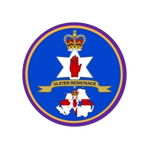 RANGERS FC (B) 32 mm RUNDES ABZEICHEN NORDIRLAND Ulster Loyalist - Bild 1 von 2