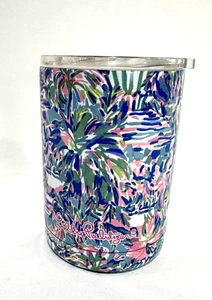 Lilly Pulitzer Cabana Cocktail Coffee Stainless Steel Tumbler W Lid 11.8 oz - Picture 1 of 9