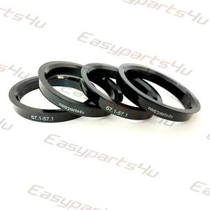 4x Zapfenringe 67,1mm - 57,1mm Nabenumbau Zapfenringe für Alufelgen - Bild 1 von 3