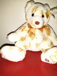 NUEVO ~ HARROD'S EXCLUSIVO TOY KINGDOM ~ STARDUST ~ Beanie Bear ~ Etiquetas Originales 12" - Imagen 1 de 9