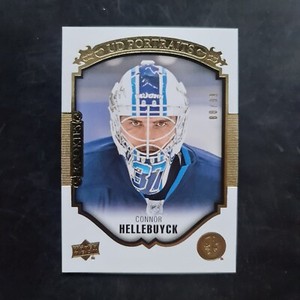 2015-16 Upper Deck UD Portraits Gold #P72 Connor Hellebuyck #88/99