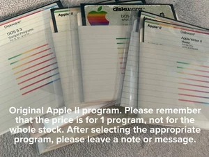 Programme ordinateur Apple II vintage réf.Applevint - Photo 1/12