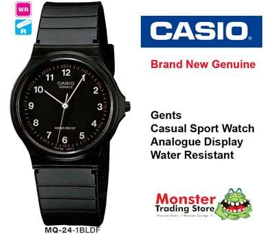 CASIO WATCH MQ24 MQ-24-1BLDF MQ-24 12 MONTH WARRANTY AUSSIE SELLER - image 1 of 2