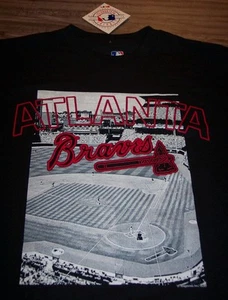 ATLANTA BRAVES MLB BASEBALL T-Shirt MENS MEDIUM NEW w/ TAG - Picture 1 of 3