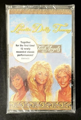 New 1993 Dolly Parton Loretta Lynn Tammy Wynette Honky Tonk Angels Cassette - Image 1 of 4