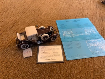 Franklin Mint 1925 Hispano Suiza H6B Kellner Precision Model with papers - Image 1 of 4