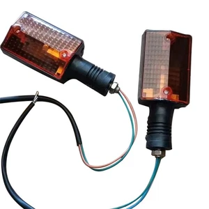 2 Pcs Rear Turn Signal Lights For Yamaha DT50 DT80 DT125 DT175 XT350 XT600 TW200 - Picture 1 of 5