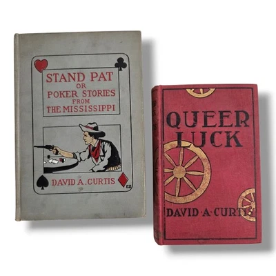 SIGNED David A Curtis Stand Pat or Poker Stories from the Mississippi Queer Luck Foto 1 de 4