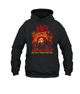 Slayer Hoodie – Tour 2024 BK Limited Edition Metal Sweatshirt | Band Concert - Image 1 of 3