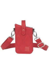 Bandolera para teléfono celular IHKWIP Call-Me-Later con ranuras para tarjetas RFID Borgoña nueva - Imagen 1 de 1