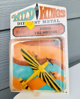 1969 Cragstan Wild Wings Die-cast Metal Historics Ford Tri Motor 1127-3 Airplane - Image 1 of 4