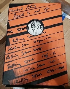 ROLLING STONES Putland 1999 Pleased To Meet You AUTOGRAPHED Signed GENESIS Book - Picture 1 of 4