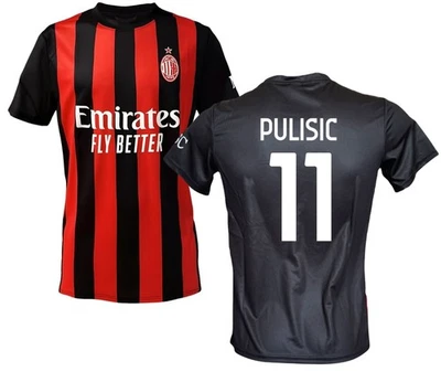 AC MILAN Maglia Milan Christian Pulisic 11 Replica Ufficiale Autorizzata 2025-2026