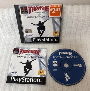 Thrasher: Skate and Destroy Sony Playstation PS1 komplett mit Manuel - Bild 1 von 14