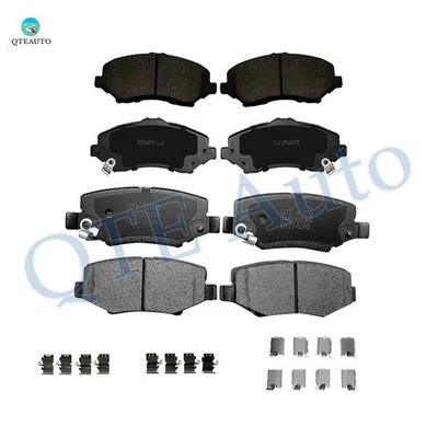Set of 8 Front-Rear Ceramic Brake Pad Kit For 2008-2012 Jeep Liberty - Image 1 of 4