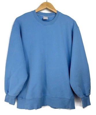 TNA Acogedora Sudadera Polar Novio Cuello Redondo Para Mujer Talla Mediana Azul Pullover Foto 1 de 4